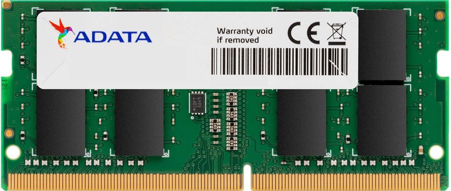 картинка SO-DIMM DDR4 8Gb 3200MHz PC4-25600 A-Data (AD4S32008G22-RGN) от магазина КомпьютерЦентр