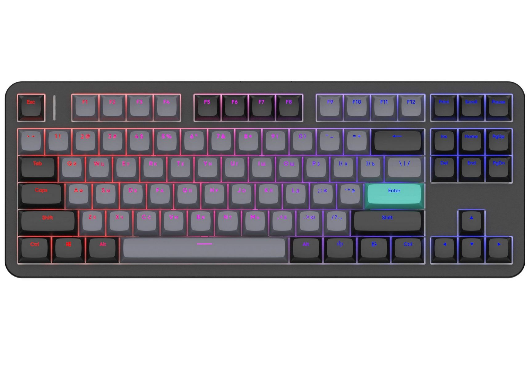 картинка Клавиатура игровая Red Square Alumix TKL SE G3ms Sapphire (RSQ-20061) черная от магазина КомпьютерЦентр