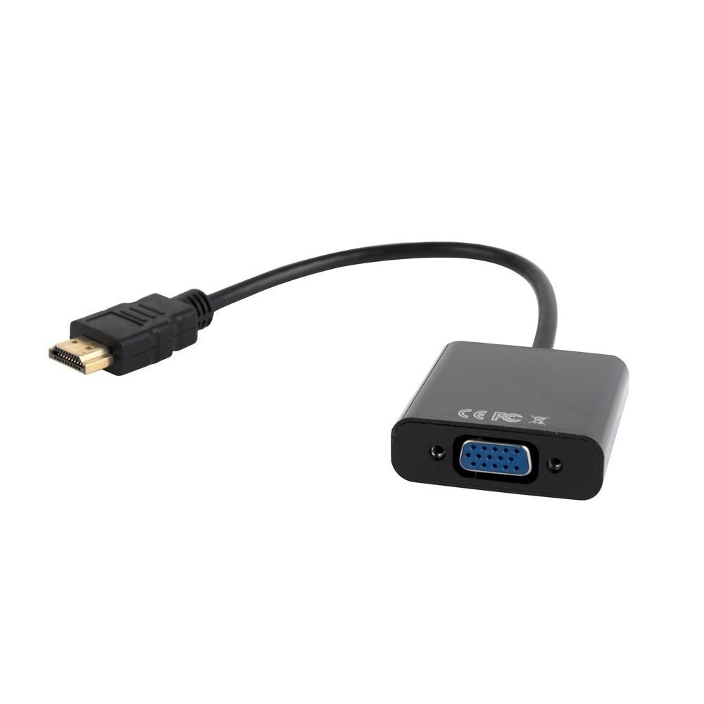 картинка Переходник Gembird-Cablexpert Переходник HDMI-VGA, 19M/ 15F (A-HDMI-VGA-03) от магазина КомпьютерЦентр