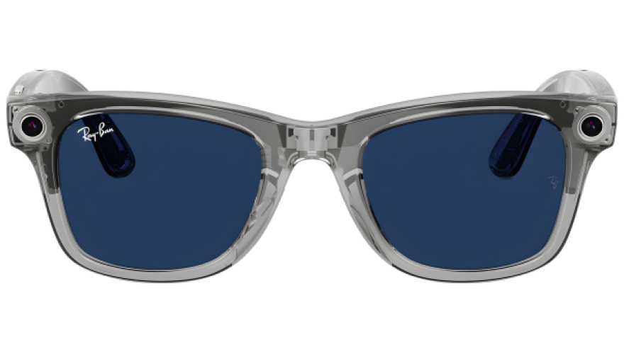 картинка Умные очки Ray-Ban Meta Wayfarer Gen 2 (L), RW4012 Shiny Transparent Grey/  Transitions Sapphire от магазина КомпьютерЦентр