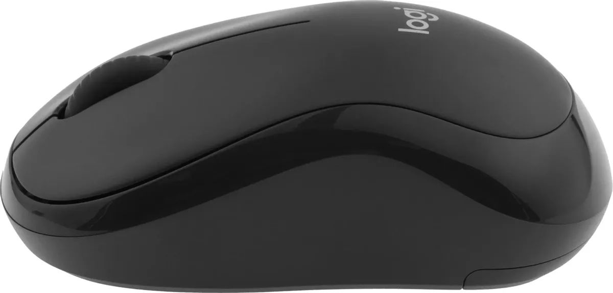 картинка Мышка Logitech M240 Silent Wireless, Graphite, 4000dpi, Bluetooth, кнопки-3 (910-007078) от магазина КомпьютерЦентр