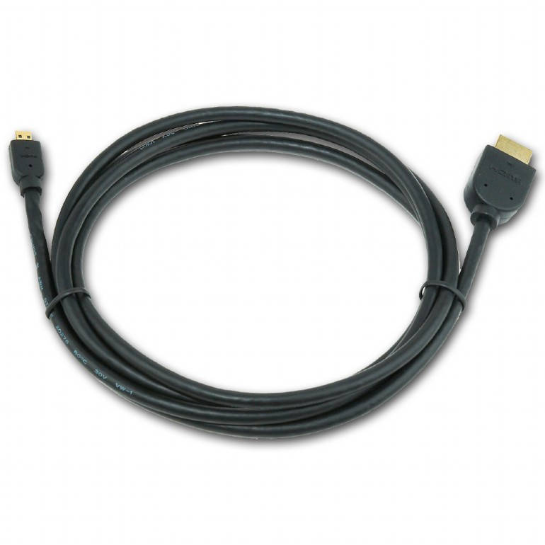 картинка Кабель HDMI-microHDMI Gembird/ Cablexpert CC-HDMID-6, 1.8м, черный, пакет от магазина КомпьютерЦентр