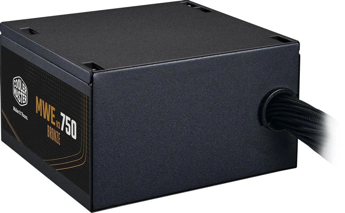 картинка Блок питания Cooler Master ATX 750W MWE Bronze V3 Gen.5 80+ bronze 24pin APFC 120mm fan 6xSATA RTL (MPE-7501-ACAAW-3BEU) от магазина КомпьютерЦентр