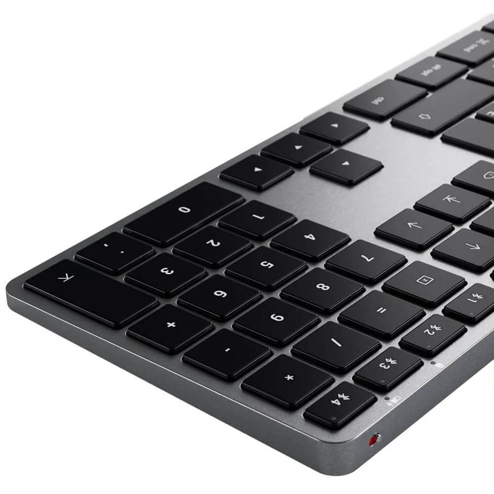 картинка Клавиатура беспроводная Satechi Slim X3 серый космос (ST-BTSX3M-RU) от магазина КомпьютерЦентр