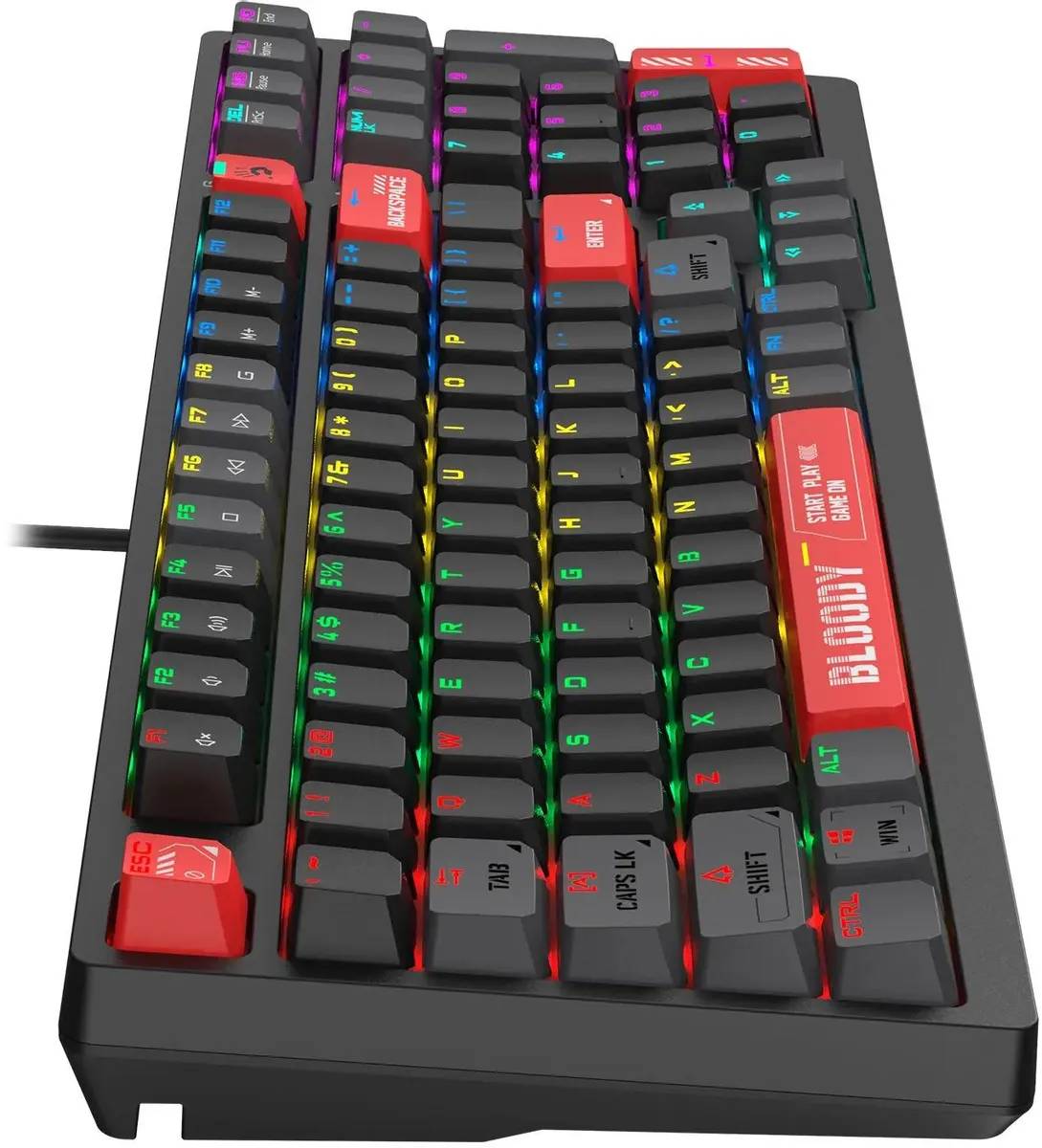 картинка Клавиатура A4Tech Bloody S98 механическая красный USB for gamer LED (S98 RED) от магазина КомпьютерЦентр