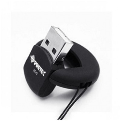 картинка Флешка USB Pretec i-Disk Rouler 8Gb Black от магазина КомпьютерЦентр