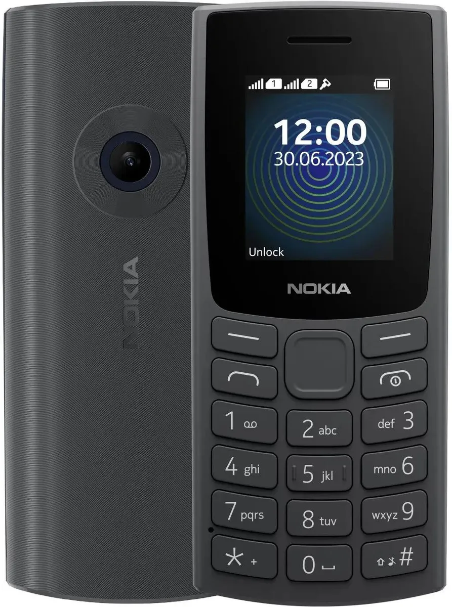 картинка Телефон мобильный Nokia 110 DS Charcoal (TA-1567) 1.8'' от магазина КомпьютерЦентр