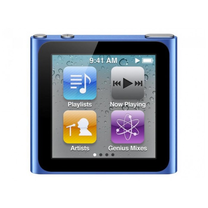 картинка Плеер MP3 Apple iPod nano 8Gb Blue (6Gen) (MC689) от магазина КомпьютерЦентр