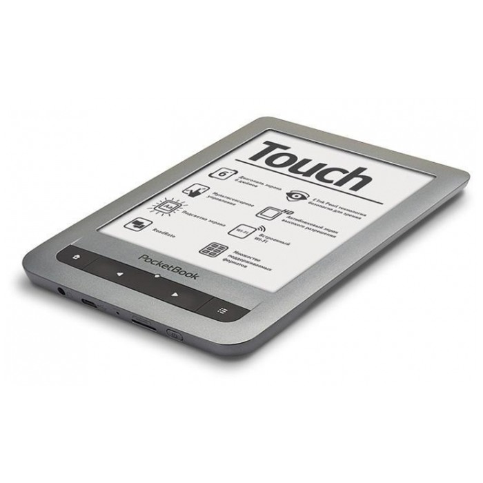картинка Электронная книга PocketBook Touch Lux Silver (PB623-S-WW) от магазина КомпьютерЦентр
