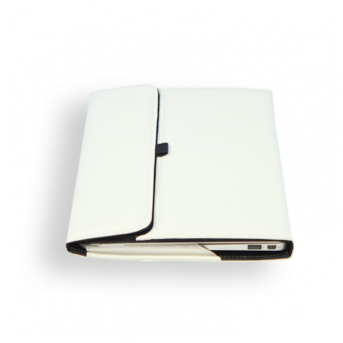 картинка Чехол Dublon Leatherworks Transformer Case White for Macbook Air 13″ New Model от магазина КомпьютерЦентр