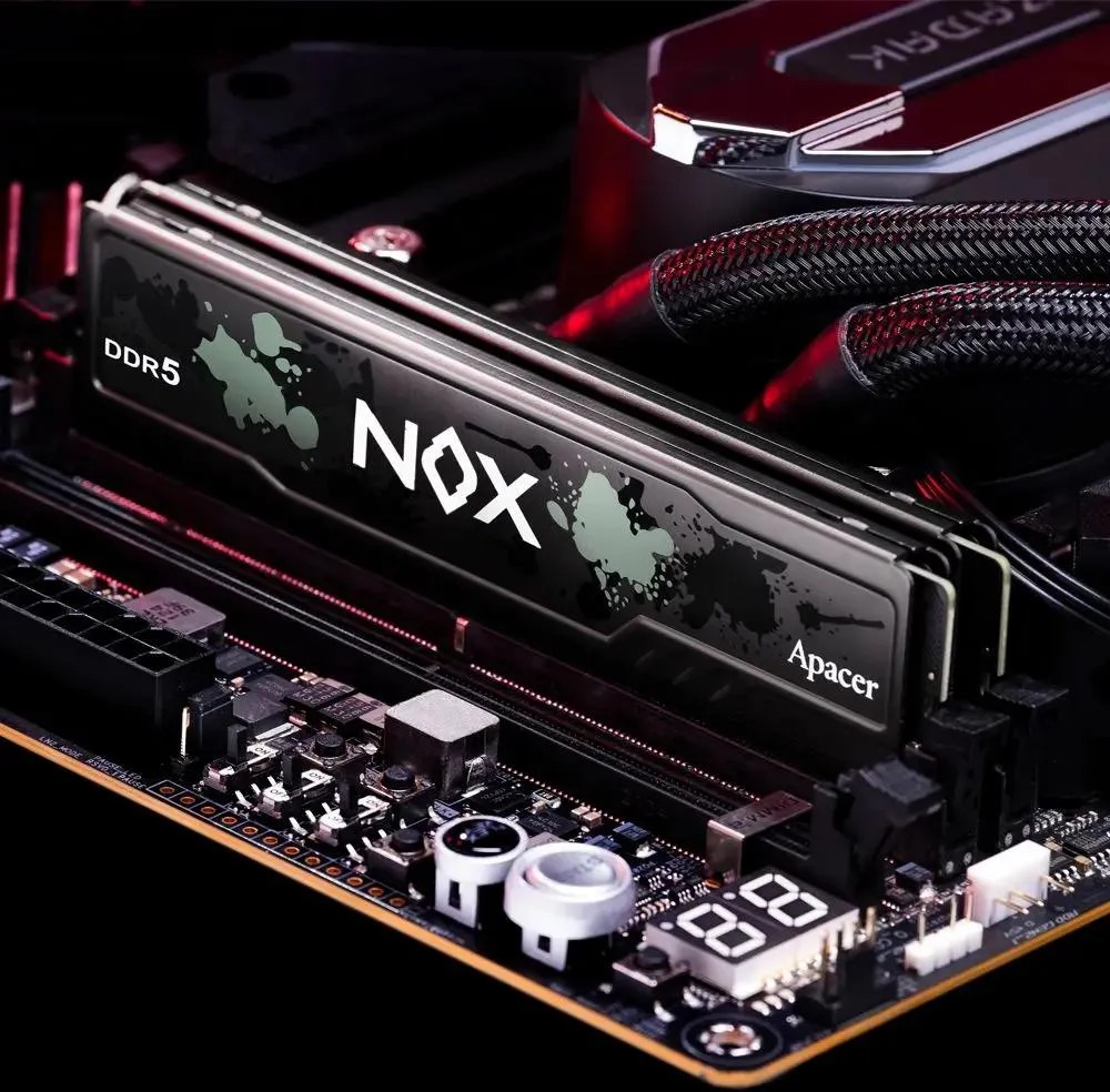 картинка DIMM DDR5 16Gb 6000MHz PC4-48000 Apacer NOX (AH5U16G60C622MBAA-1) от магазина КомпьютерЦентр
