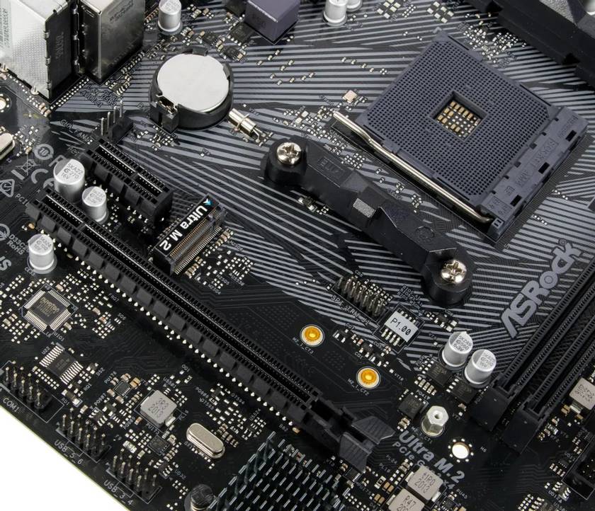 картинка Материнская плата Asrock A520M-HVS Soc-AM4 AMD A520 2xDDR4 mATX от магазина КомпьютерЦентр