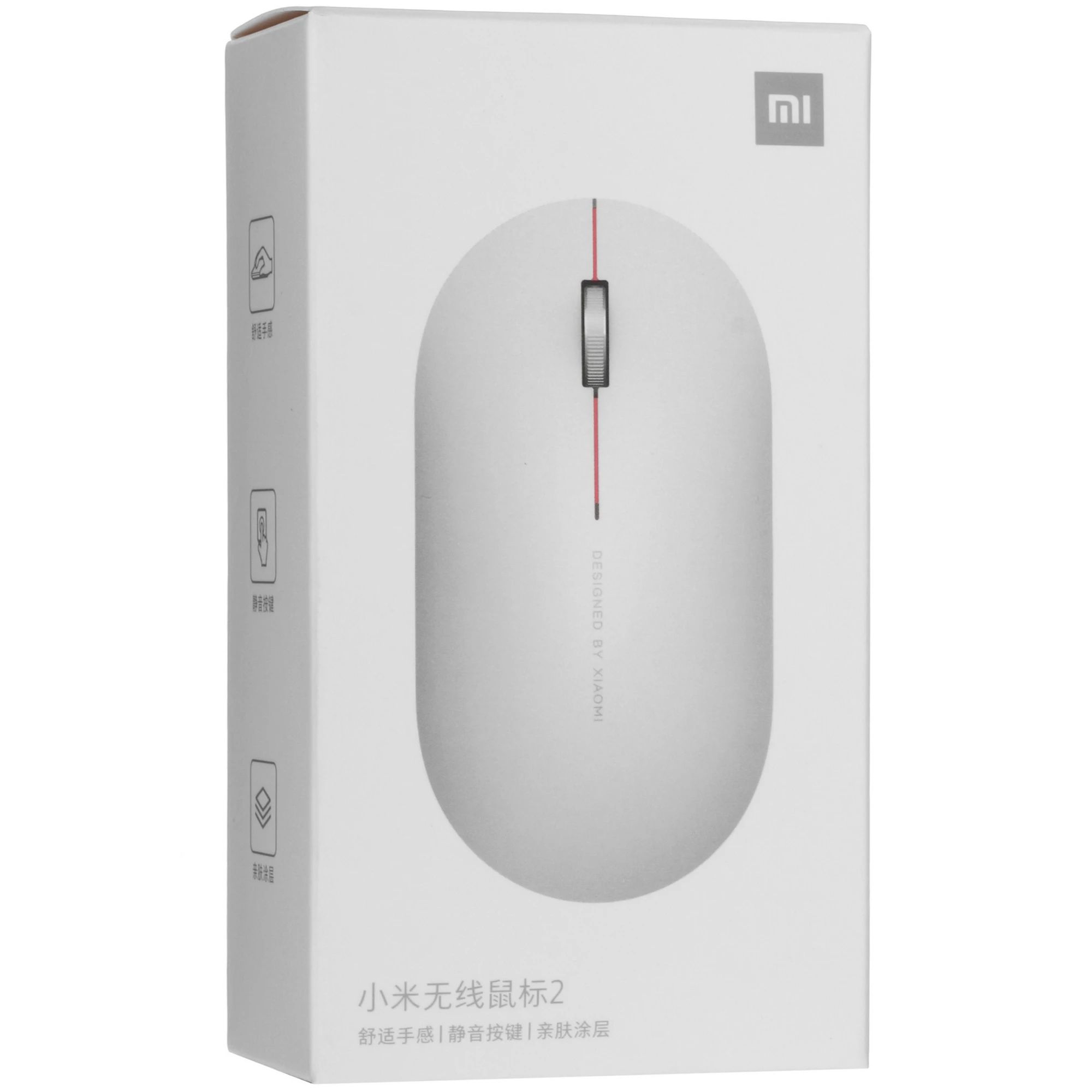 картинка Мышка Xiaomi Mi Mouse 2 White беспроводная XMWS002TM (HLK4038CN) от магазина КомпьютерЦентр