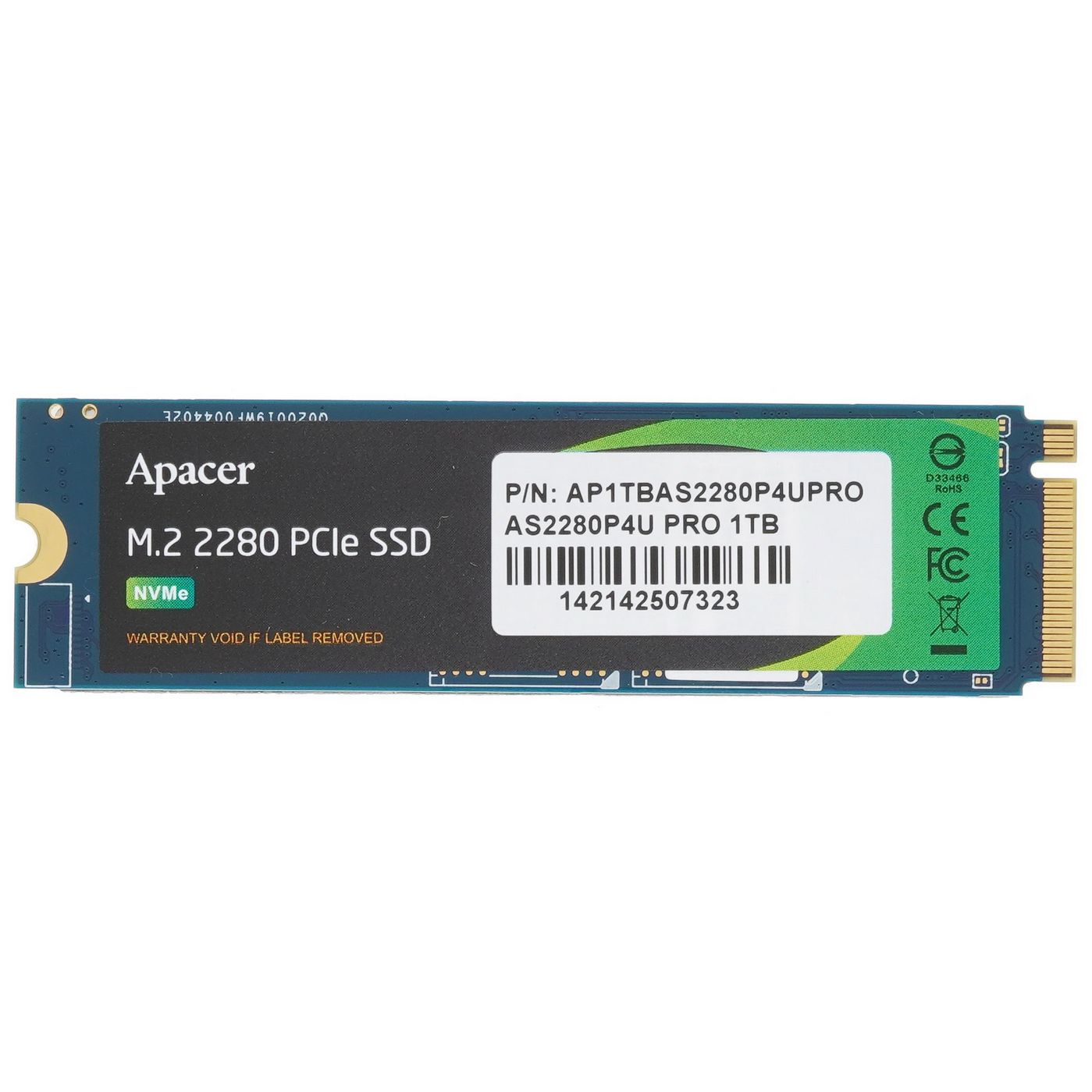 картинка SSD накопитель 1Tb Apacer AS2280P4U Pro (AP1TBAS2280P4UPRO-1) от магазина КомпьютерЦентр