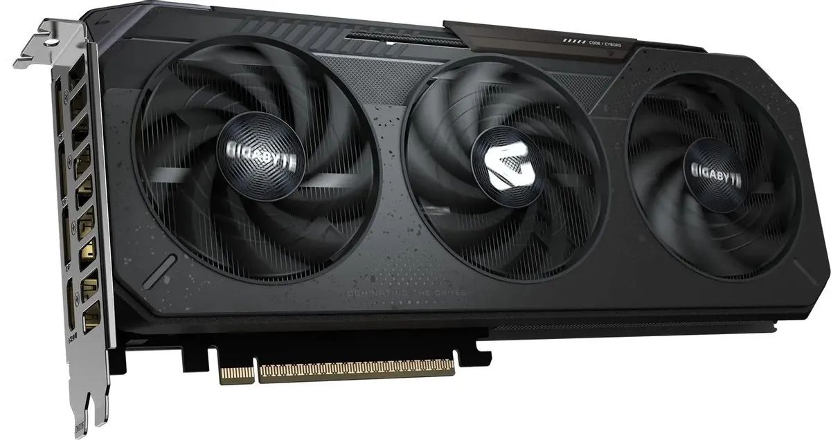 картинка Видеокарта 8Gb GDDR6 GeForce RTX 5050 Gigabyte GAMING OC, 128 бит, PCI-e 5.0, 2xHDMI, 2xDP, 2632 МГц (GV-N5050GAMING OC-8GD) от магазина КомпьютерЦентр