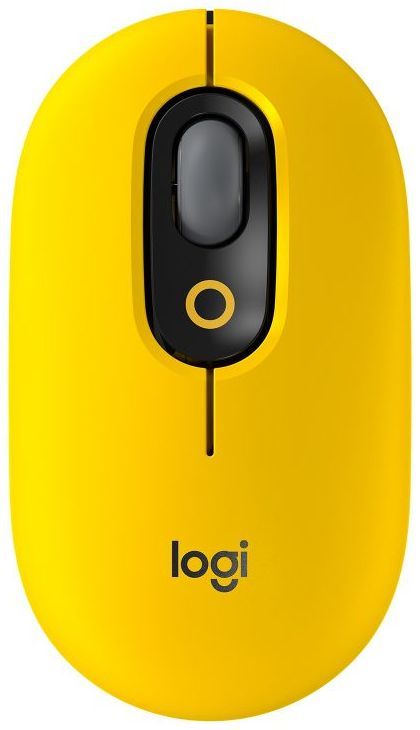 картинка Мышка Logitech POP Mouse with emoji Yellow/ Black (910-006546) от магазина КомпьютерЦентр