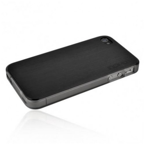 картинка Чехол Incipio Metal Case with Polycarbonate Frame Le Deux Black/ Smoke for iPhone 4/ 4S (INC-IPH680) от магазина КомпьютерЦентр