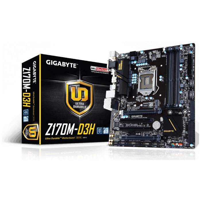 картинка Материнская плата Gigabyte GA-Z170M-D3H (GA-Z170M-D3H) от магазина КомпьютерЦентр
