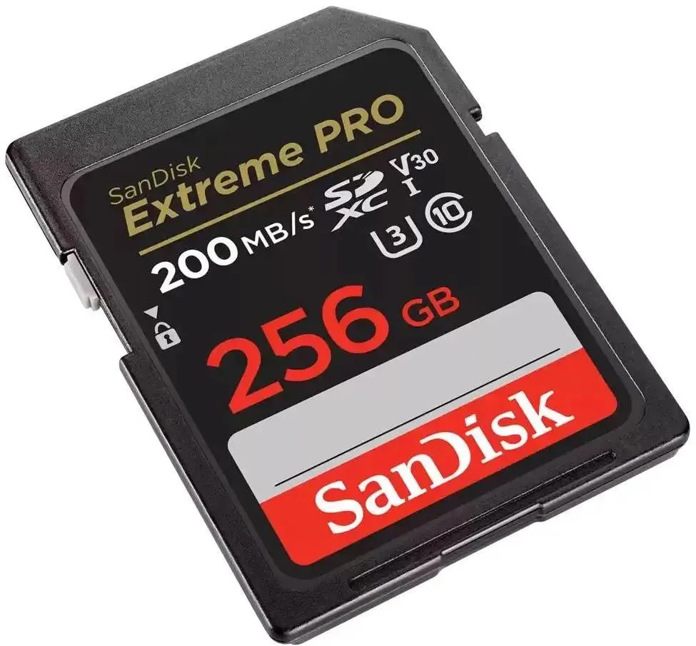 картинка Карта памяти 256Gb SDXC SanDisk Extreme Pro UHS-I Class 10 V30 200MB/ s (SDSDXXD-256Gb-GN4IN) от магазина КомпьютерЦентр
