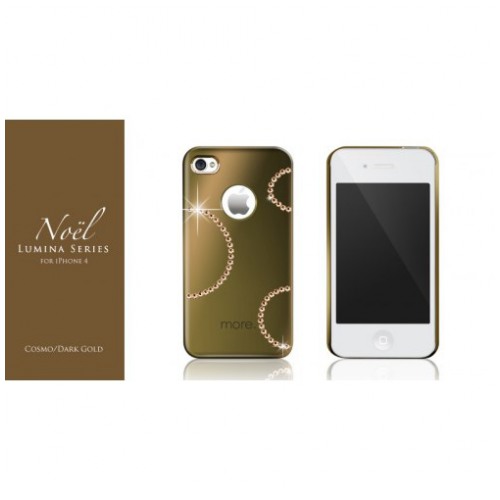 картинка Чехол More Noel Collection Lumina Series Cosmo Dark Gold for iPhone 4 (AP13-032GOL) от магазина КомпьютерЦентр