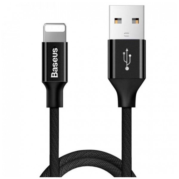картинка Дата-кабель Baseus Data Cable Lightning Baseus Yiven 180cm Black (CALYW-A01) от магазина КомпьютерЦентр