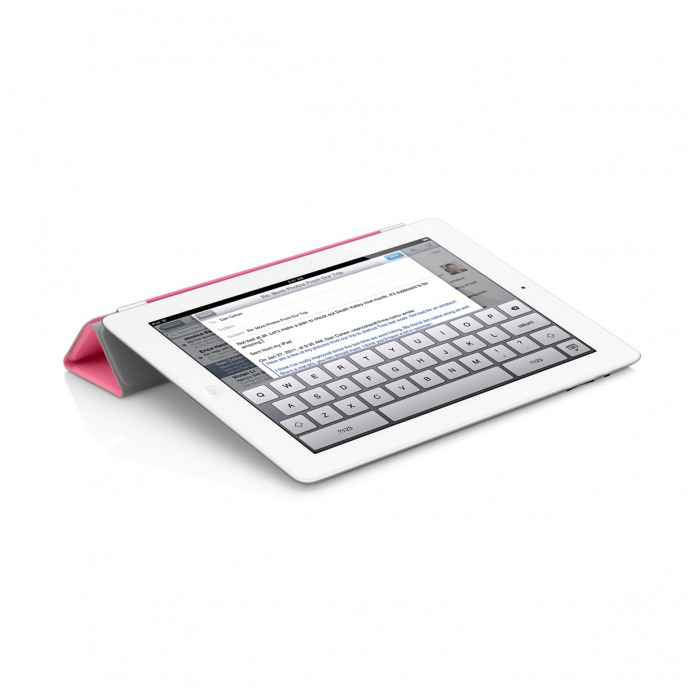 картинка Чехол Apple iPad Smart Cover Polyurethane Pink for iPad 2 (MC941LL/A) от магазина КомпьютерЦентр