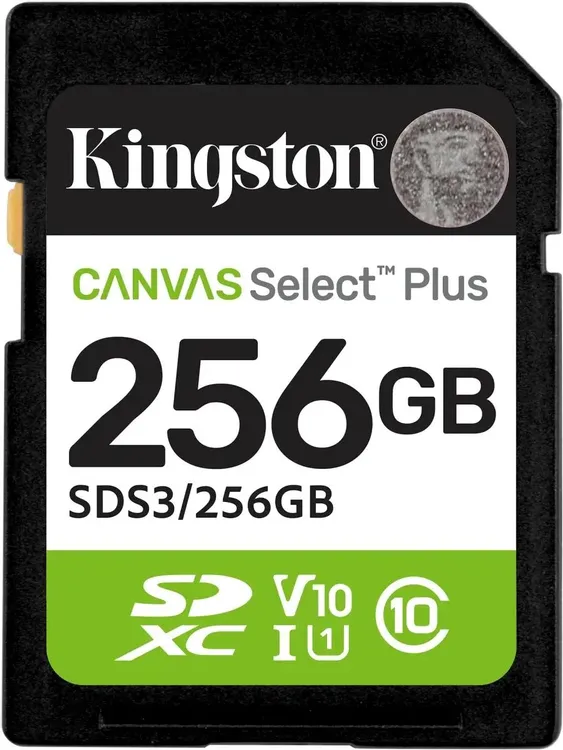 картинка Карта памяти 256Gb SDHC Kingston Canvas Select Plus (SDS3/ 256GB) от магазина КомпьютерЦентр