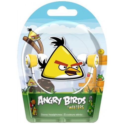 картинка Наушники Gear4 Angry Birds Stereo Heardphone Tweeters Yellow Bird for iPad/ iPhone/ iPod (HAB006) от магазина КомпьютерЦентр