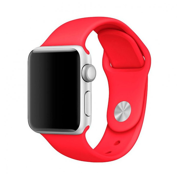 картинка Ремешок Apple Watch Sport Band 'S' 38mm Red от магазина КомпьютерЦентр