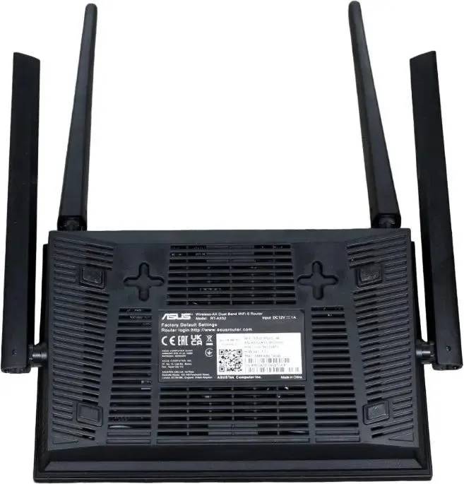 картинка Маршрутизатор Asus RT-AX52 (AX1800) 10/ 100/ 1000TX, Black от магазина КомпьютерЦентр