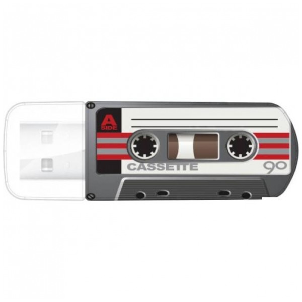 картинка Флешка USB Verbatim 16Gb Mini Cassette Edition Black  (49397) от магазина КомпьютерЦентр