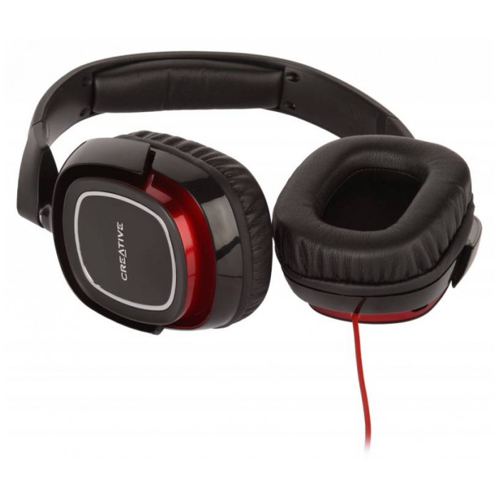 картинка Гарнитура Creative Draco HS-880 Black/Red (51EF0700AA001) от магазина КомпьютерЦентр