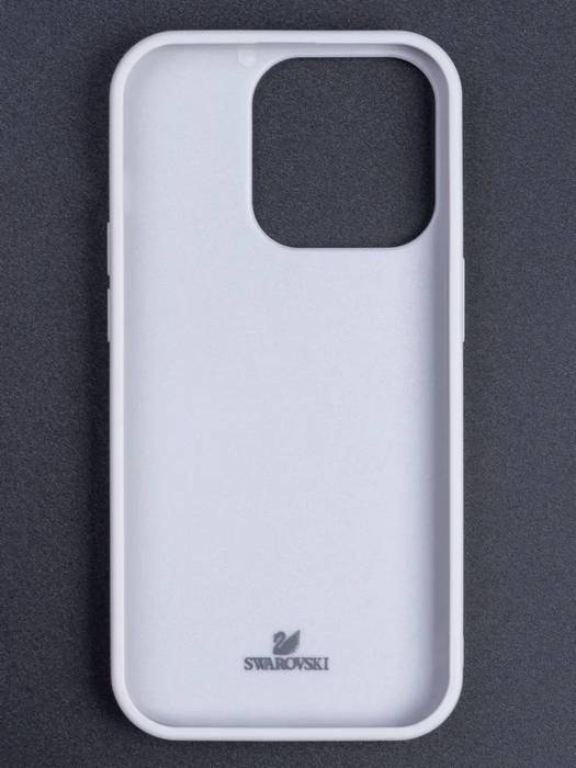 картинка Чехол Swarovski для iphone 13 Pro Серебро от магазина КомпьютерЦентр