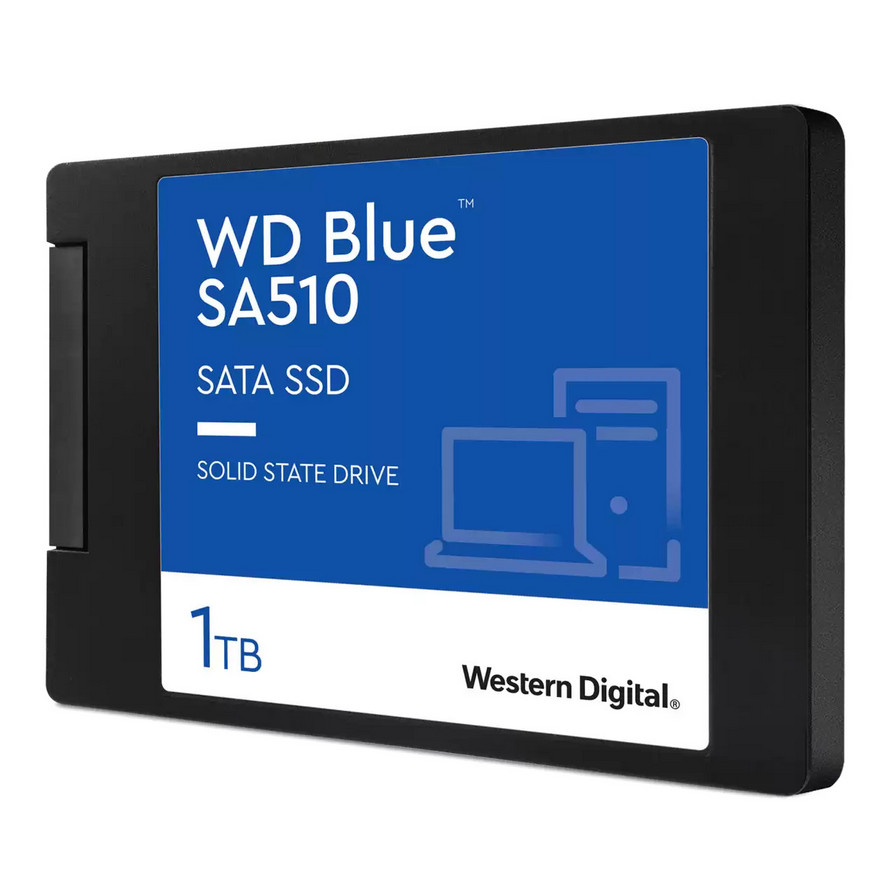 картинка SSD накопитель 1 Тб 2.5'' WesternDigital WD Blue SA510 SATA III (WDS100T3B0A) от магазина КомпьютерЦентр