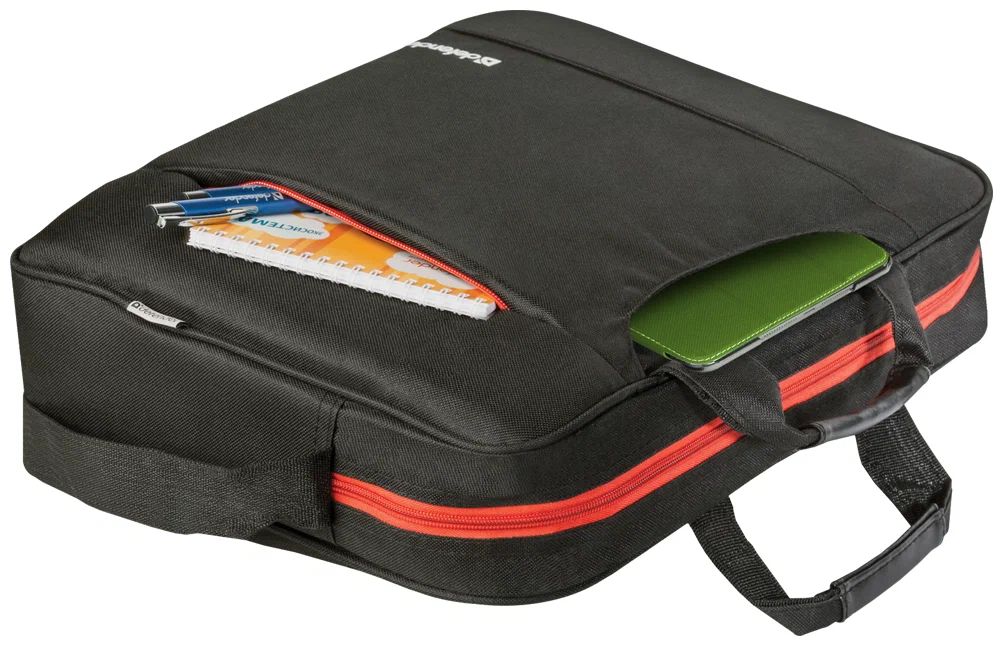 картинка Сумка для ноутбука Defender Geek 15.6'' Black карман (26084) от магазина КомпьютерЦентр