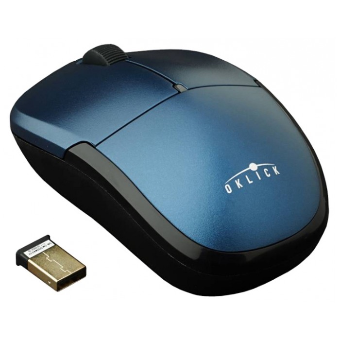 картинка Мышка Oklick 575SW+ Wireless Optical Mouse Blue от магазина КомпьютерЦентр