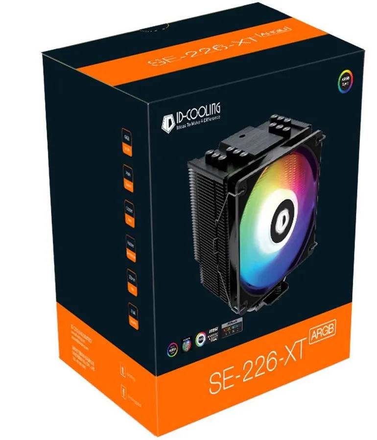 картинка Вентилятор CPU ID-COOLING SE-226-XT ARGB, черный от магазина КомпьютерЦентр