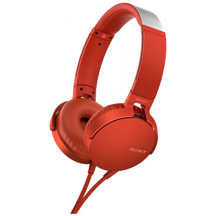 картинка Гарнитура Sony MDR-XB550AP Red (MDRXB550APR) от магазина КомпьютерЦентр