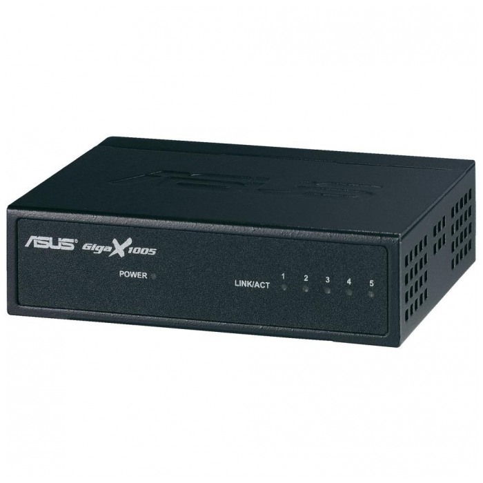 картинка Свитч Asus GigaX 1005 5-port (metal case) (GX1005) от магазина КомпьютерЦентр