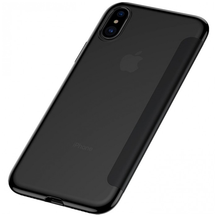 картинка Чехол Baseus Touchable Case книжка for iPhone Xs Max Black (WIARAPIPH65-TS01) от магазина КомпьютерЦентр