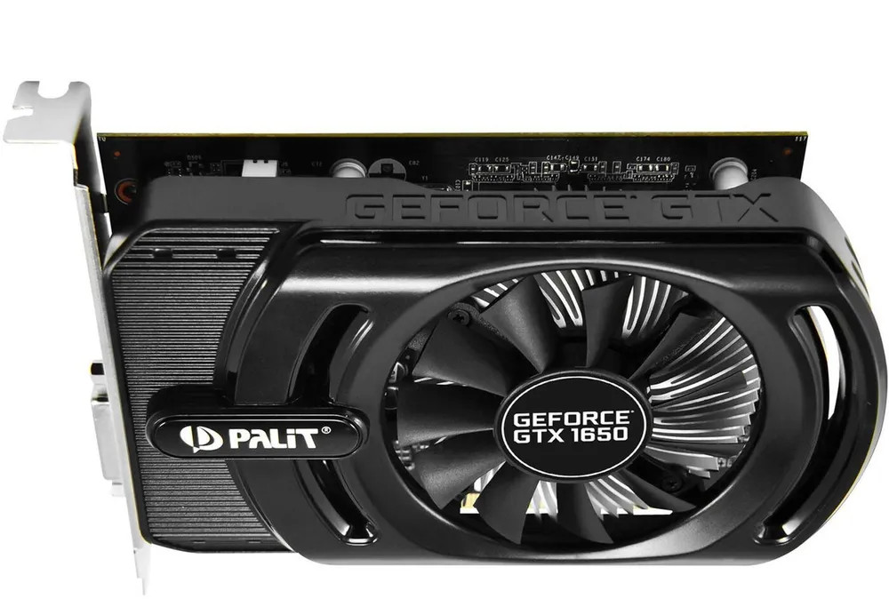 картинка Видеокарта 4Gb DDR5 GeForce GTX1650 Palit StormX (NE51650006G1-1170F) от магазина КомпьютерЦентр