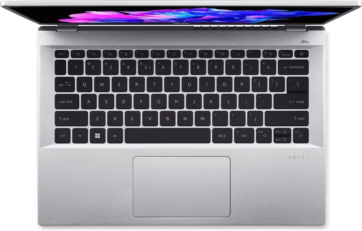 картинка Ноутбук Acer Swift GO SFG14-71-51EJ 14'' OLED (2880х1800)/  i5-1335U/  16Gb DDR5/  512Gb SSD/  Intel Iris Xe/  Wi-Fi6 /  BT5.2/  Win 11/  50 Втч/  1.25 кг/  Silver от магазина КомпьютерЦентр