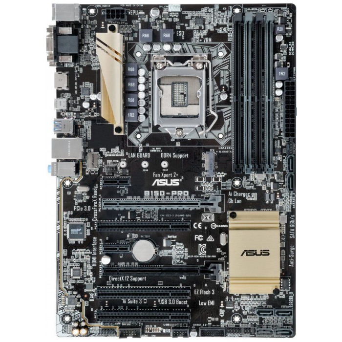 картинка Материнская плата Asus B150-PRO S1151 (B150-PRO) от магазина КомпьютерЦентр