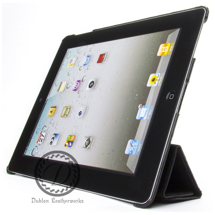 картинка Чехол Dublon Leatherworks Just Business Case Black for new iPad (400119) от магазина КомпьютерЦентр