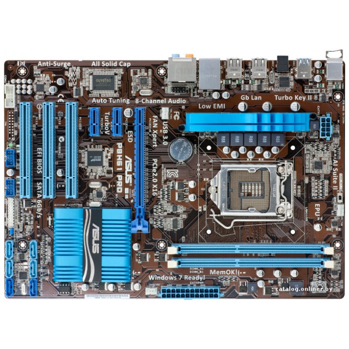 картинка Материнская плата Asus P8H61 Pro (P8H61 Pro) от магазина КомпьютерЦентр