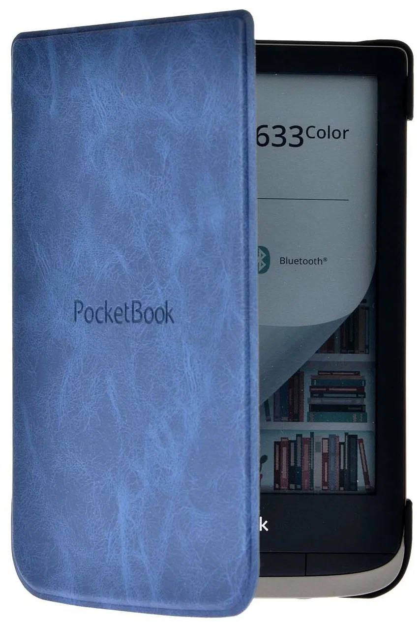 картинка Чехол для PocketBook 606/ 616/ 617/ 627/ 628/ 632/ 633 Blue (PBC-628-BL-RU) от магазина КомпьютерЦентр