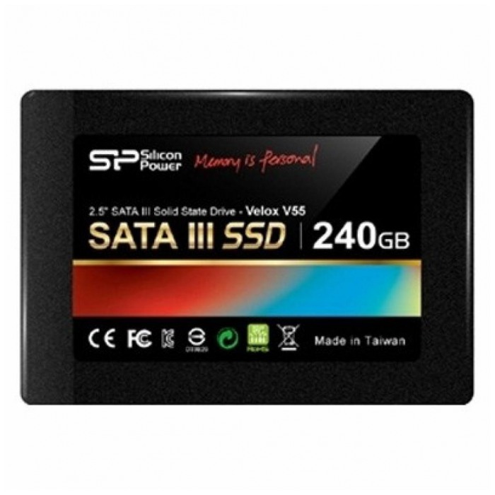 картинка SSD накопитель SiliconPower 240Gb Velox V55 2.5" SATAIII (SP240GBSS3V55S25) от магазина КомпьютерЦентр