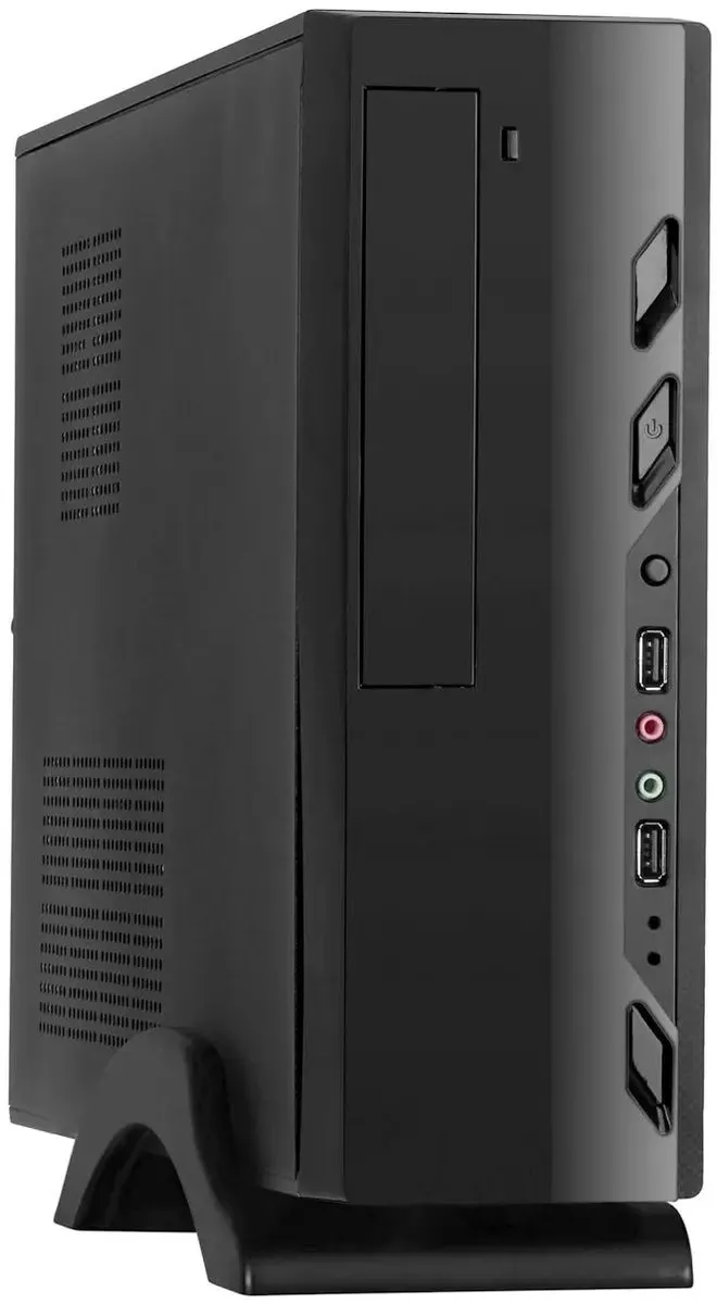 картинка Корпус MiniITX Exegate EX268697RUS MI-208, Black от магазина КомпьютерЦентр