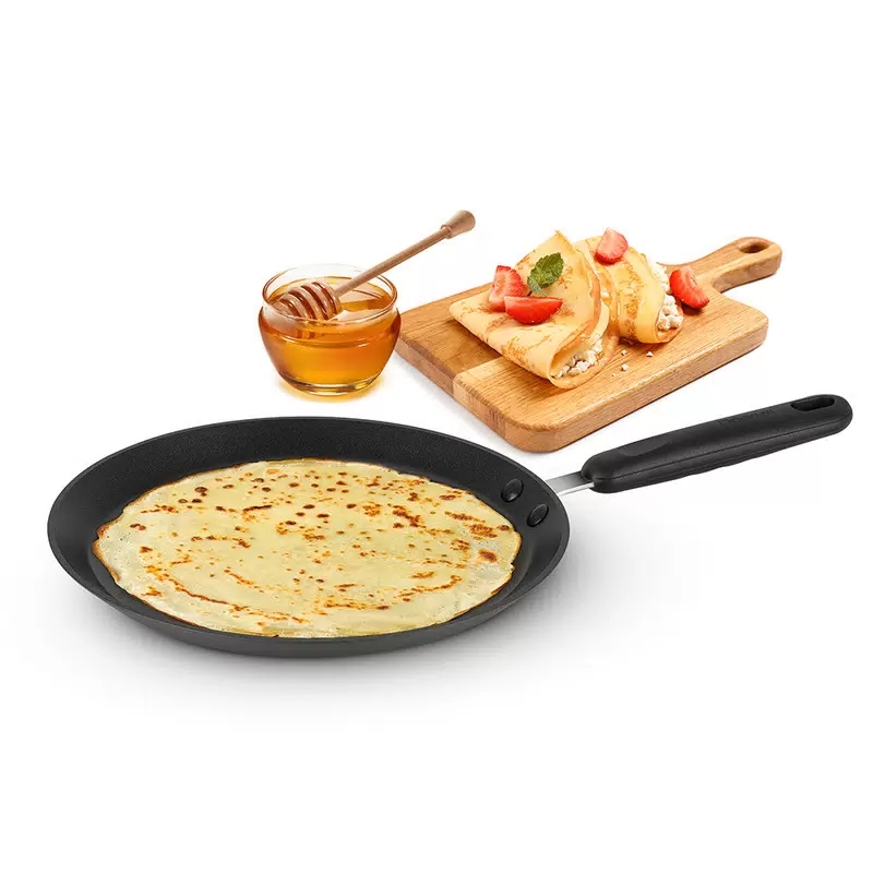 картинка Сковорода блинная Rondell Pancake frypan RDA-274 круглая 22см покр.:TriTitan руч.:несъем. (без крышки) от магазина КомпьютерЦентр