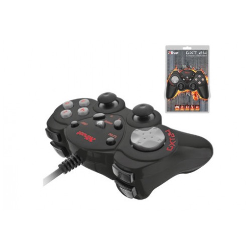 картинка Геймпад Trust GXT-24 compact gamepad (17416) от магазина КомпьютерЦентр
